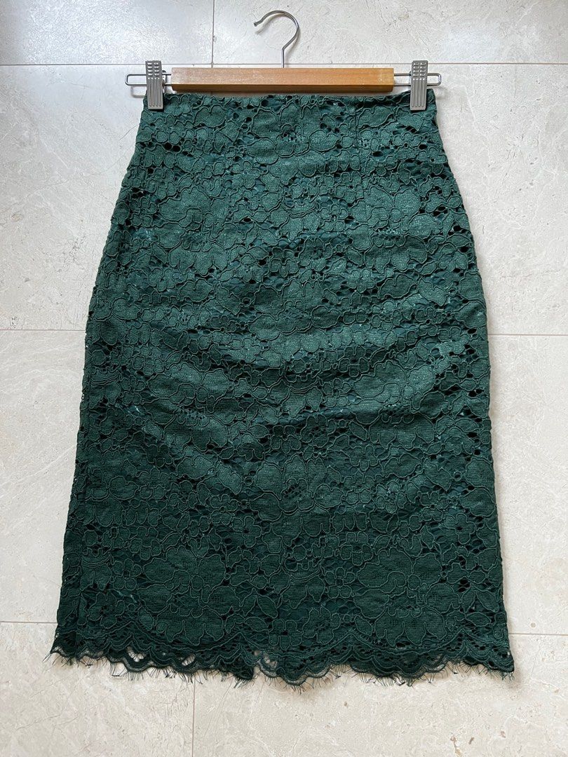 Green pencil cheap skirt 3d