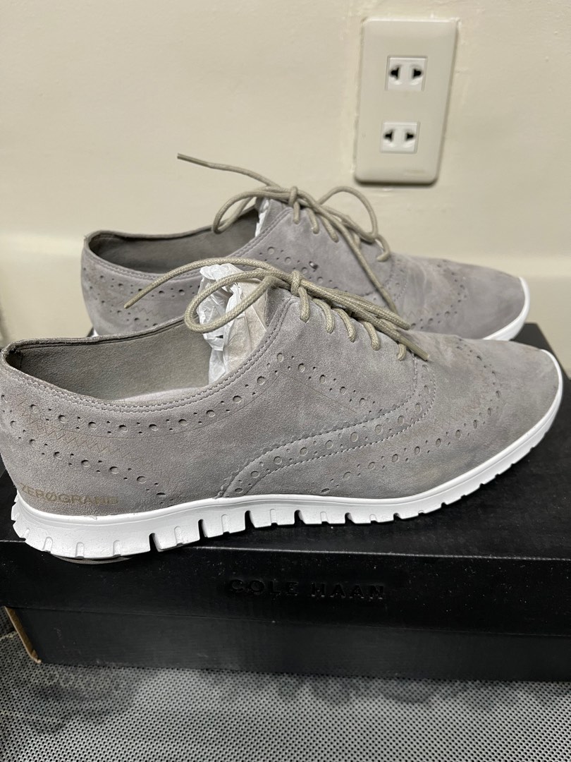 Cole Haan Zerogrand Gray Suede Women s Fashion Footwear