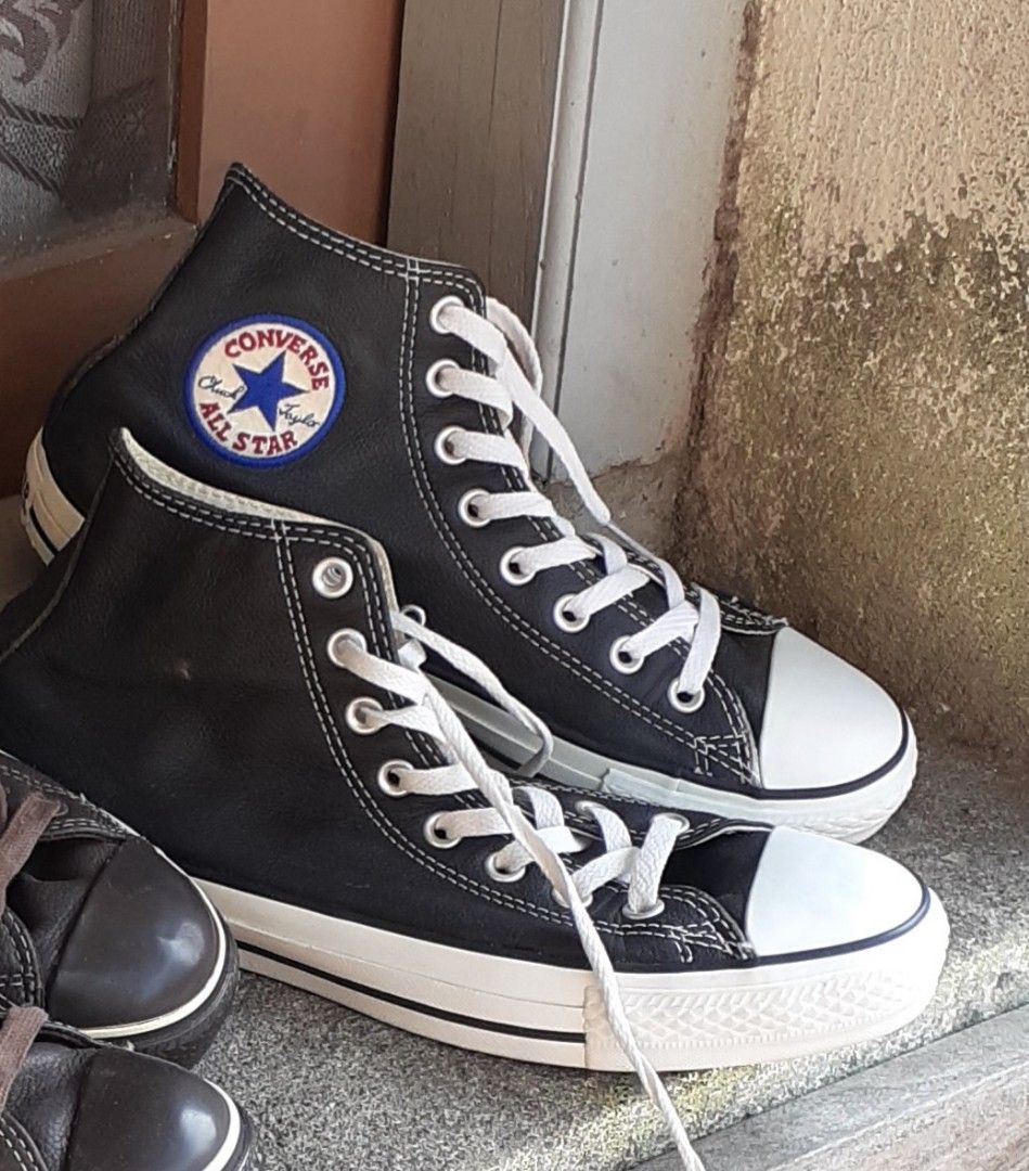 Børns dag Genbruge forråde Converse Irobot Leather, Fesyen Pria, Sepatu , Lainnya di Carousell