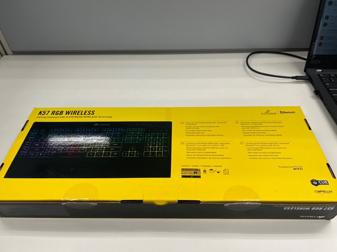 Corsair K57 Wireless Gaming Keyboard, Computers & Tech, Parts