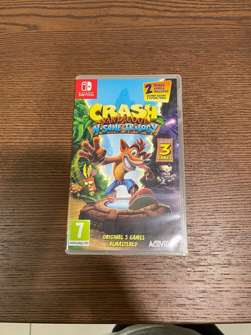 Crash Bandicoot N Sane Trilogy Nintendo Switch WTS, Video Gaming, Video