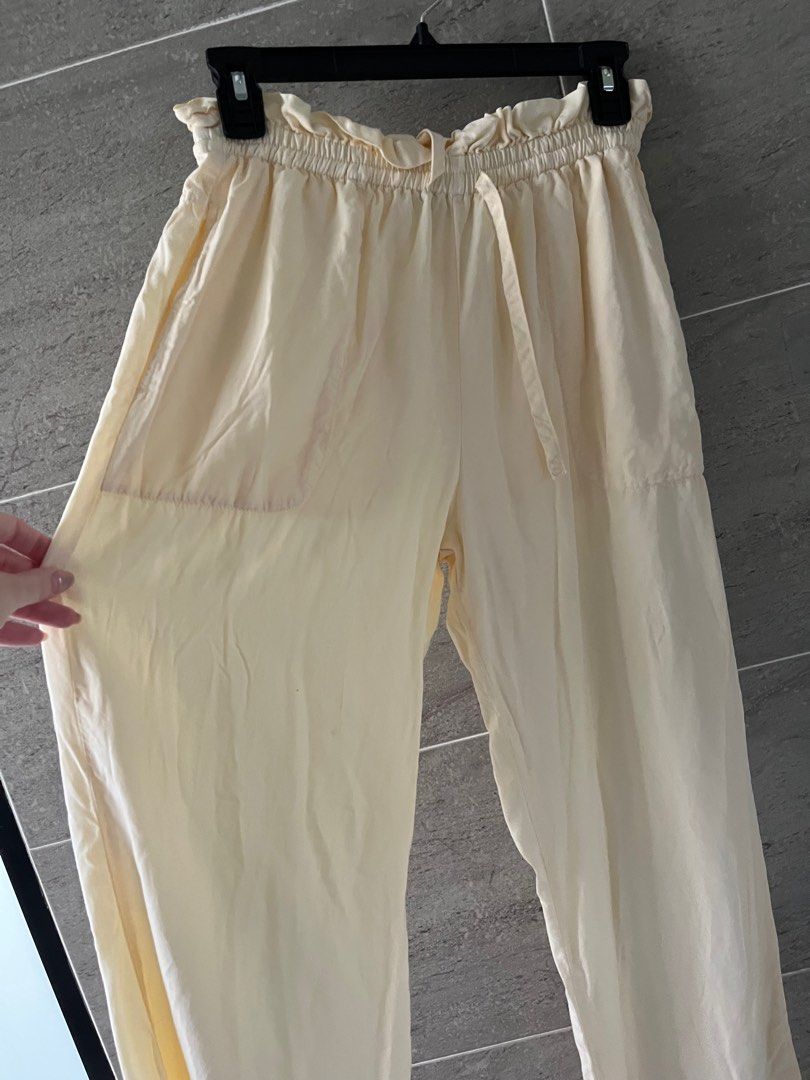 Mary Linen Pants in Cream
