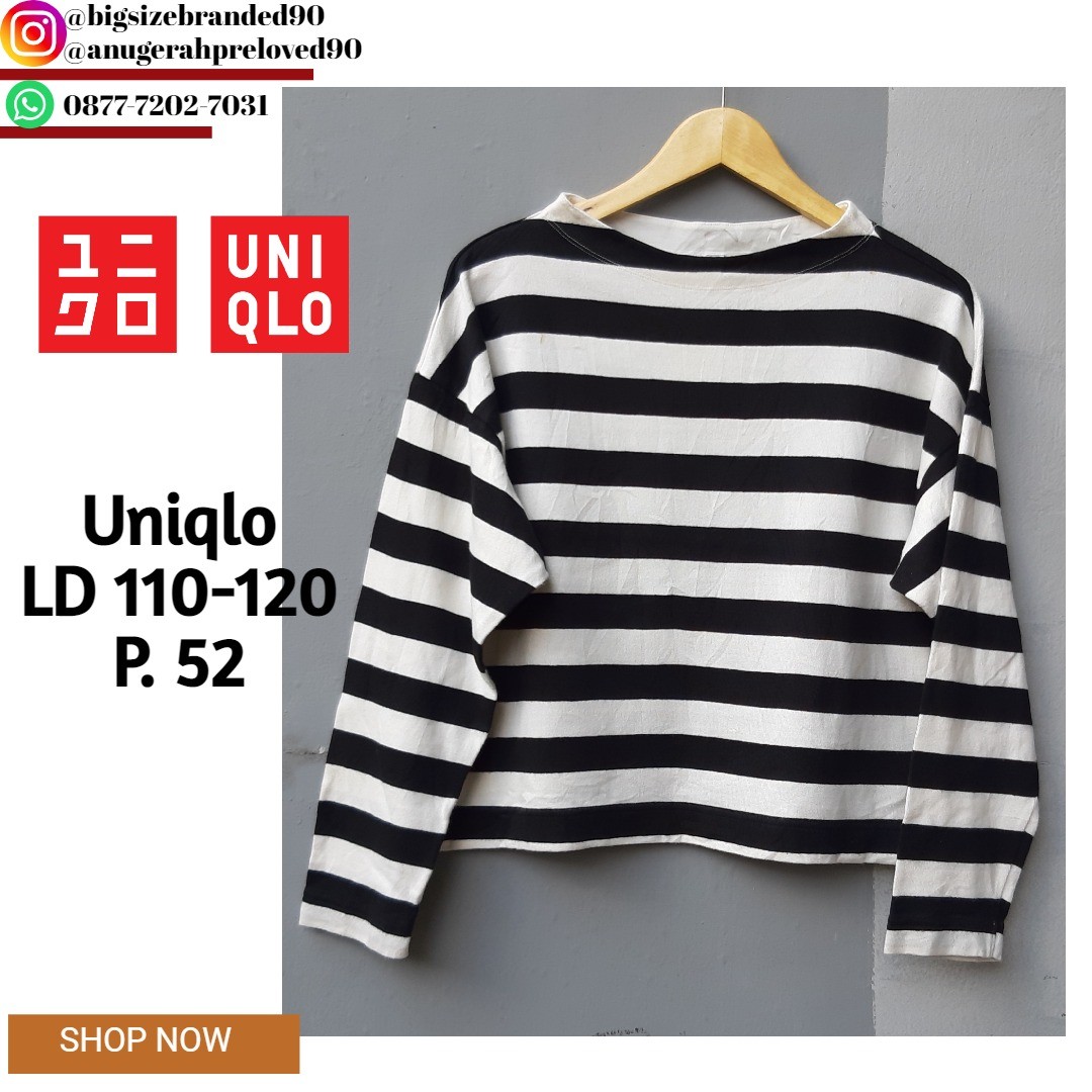 CROP TOP UNIQLO SALUR Fesyen Wanita Pakaian Wanita Atasan Di Carousell