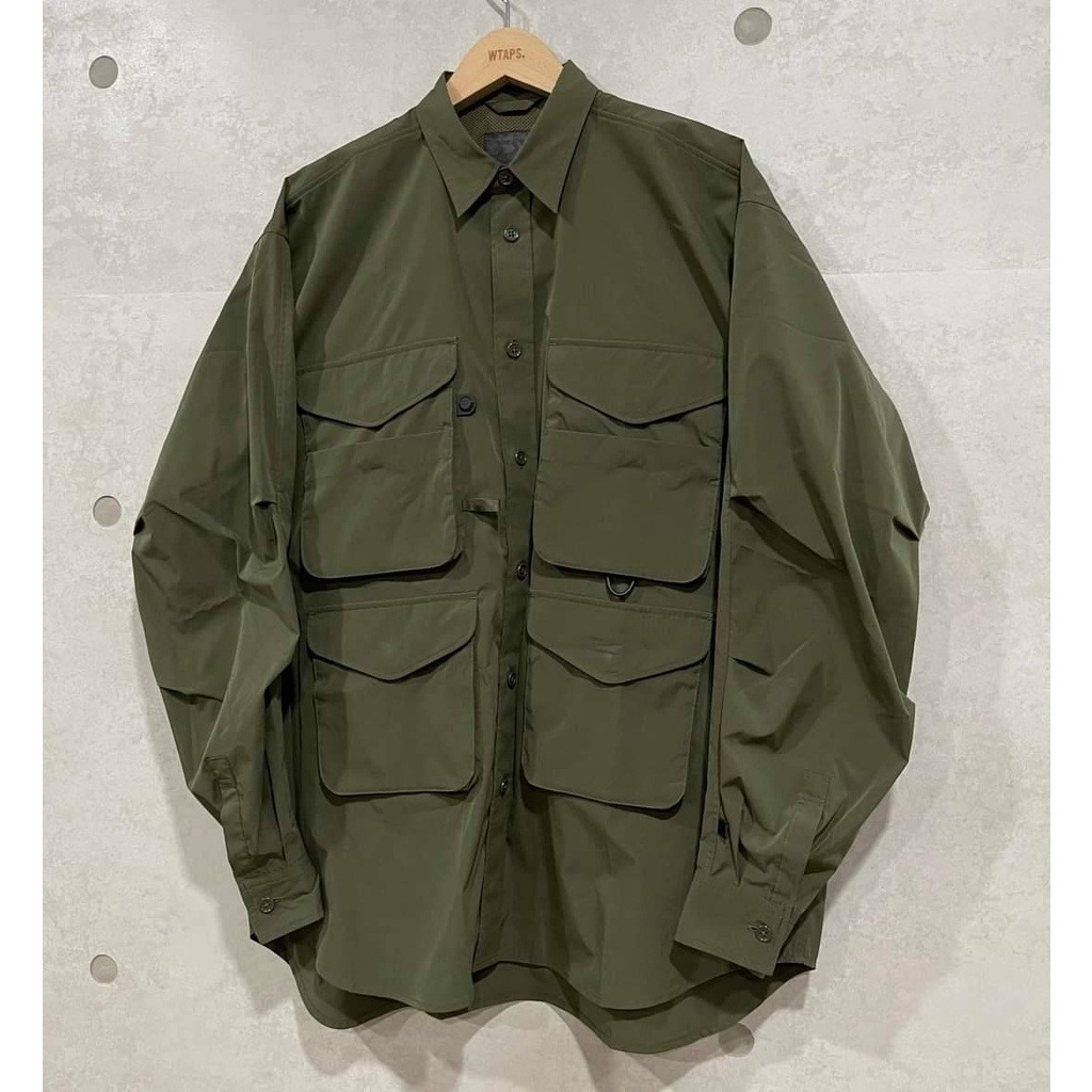 Daiwa pier39 mulch pocket easy shirts 機能大口袋寬鬆襯衫外套S號