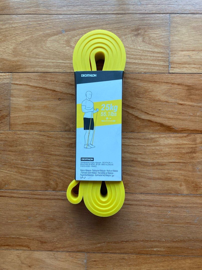Decathlon resistance band 25 kg new arrivals