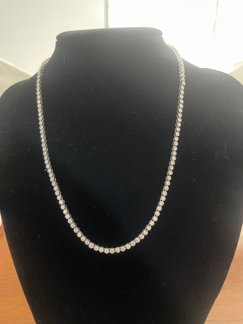 Graduated Diamond Eternity Necklace Diamond Eternity