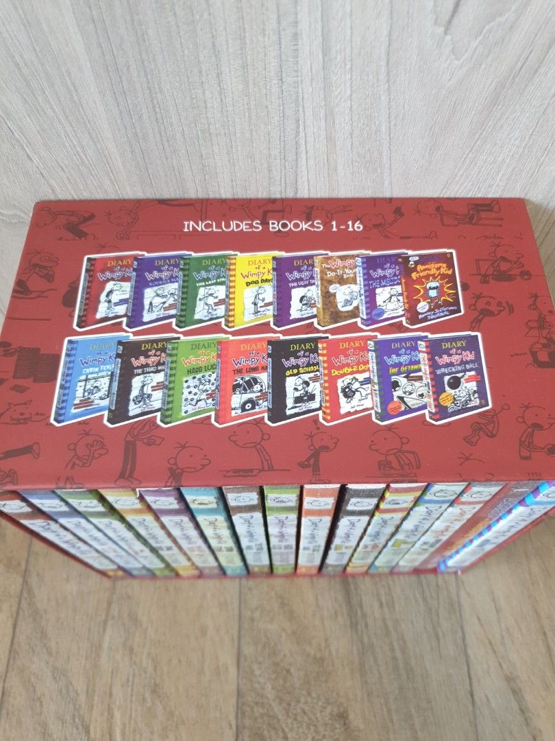 Diary Of A Wimpy Kid Box Set, Hobbies & Toys, Books & Magazines ...