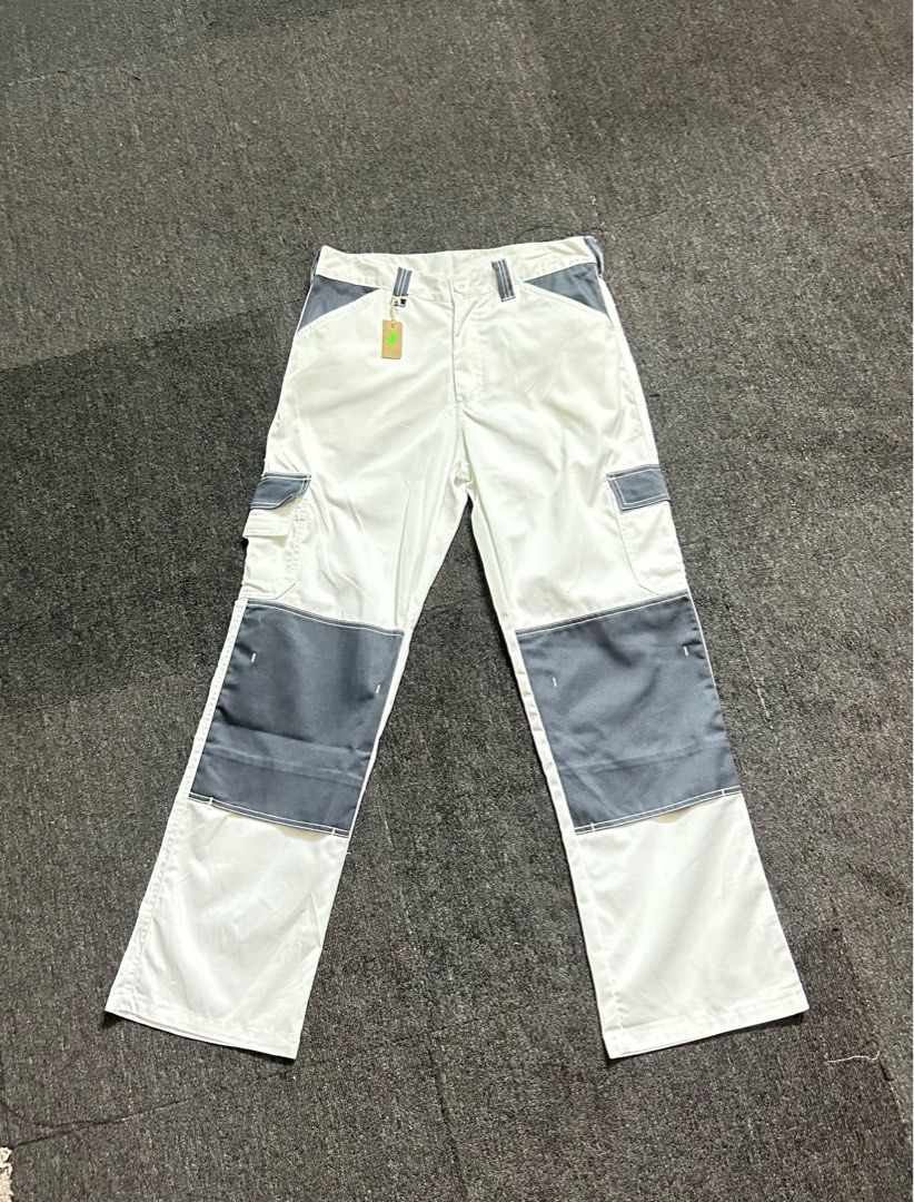 Dickies (White) Industrial Work Pants, Men's Fashion, Bottoms, Trousers ...