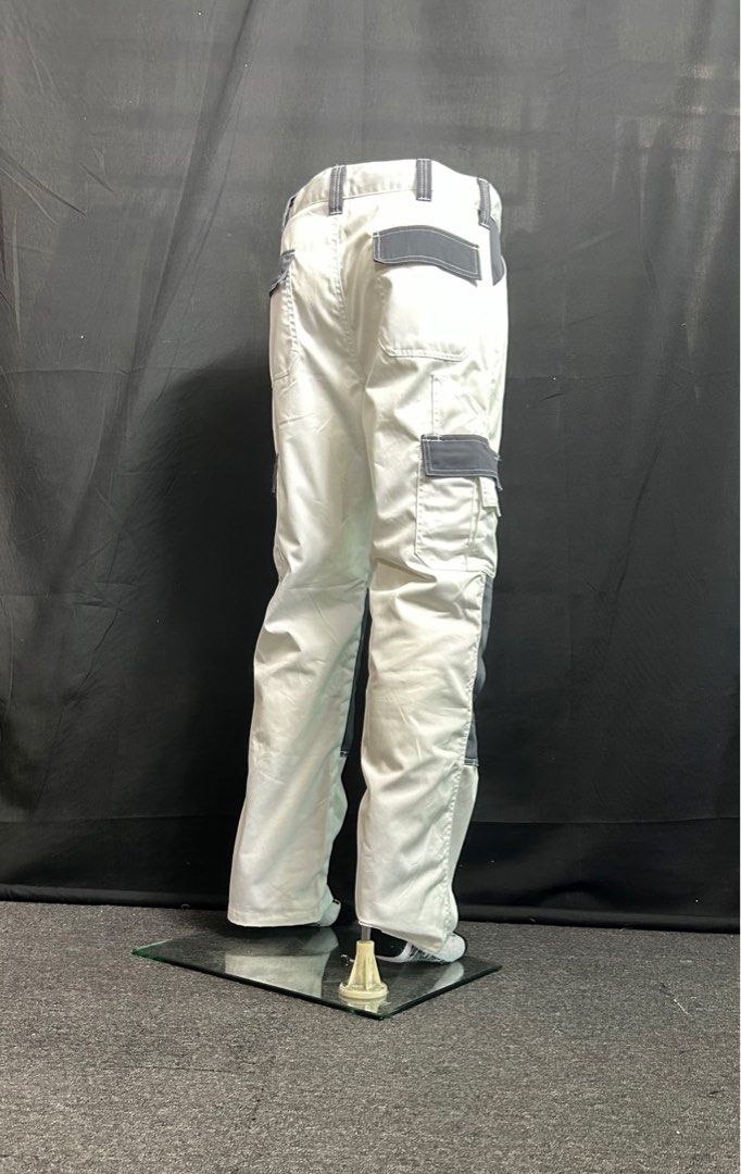 Dickies (White) Industrial Work Pants, Men's Fashion, Bottoms, Trousers ...