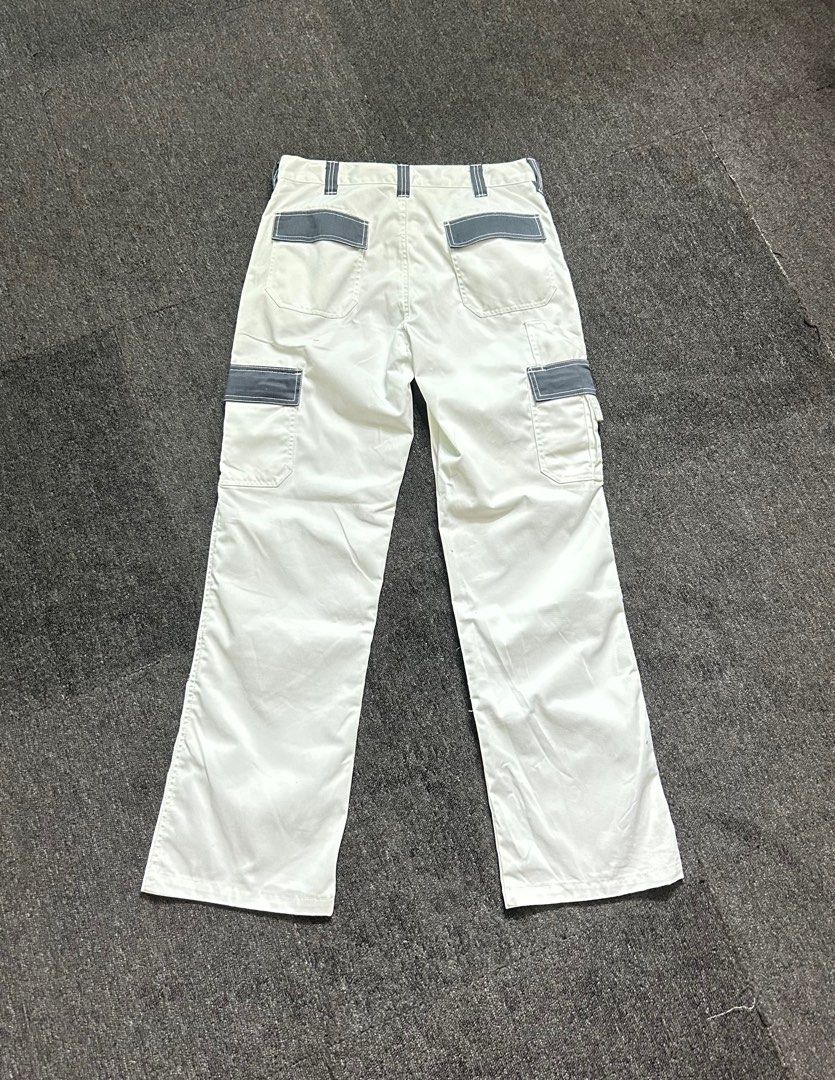 Dickies (White) Industrial Work Pants, Men's Fashion, Bottoms, Trousers ...