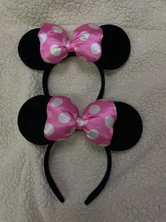 Disney Minnie Headband Bow Pink