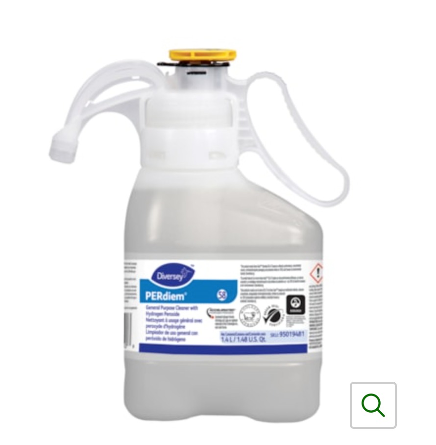 Diversey PERdiem SmartDose General Purpose Cleaner with Hydrogen Peroxide, 1.4 L (Item Code 445