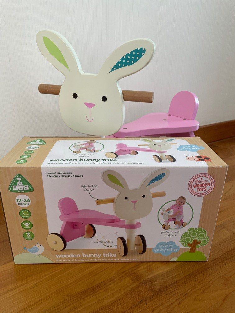 Elc wooden bunny trike online
