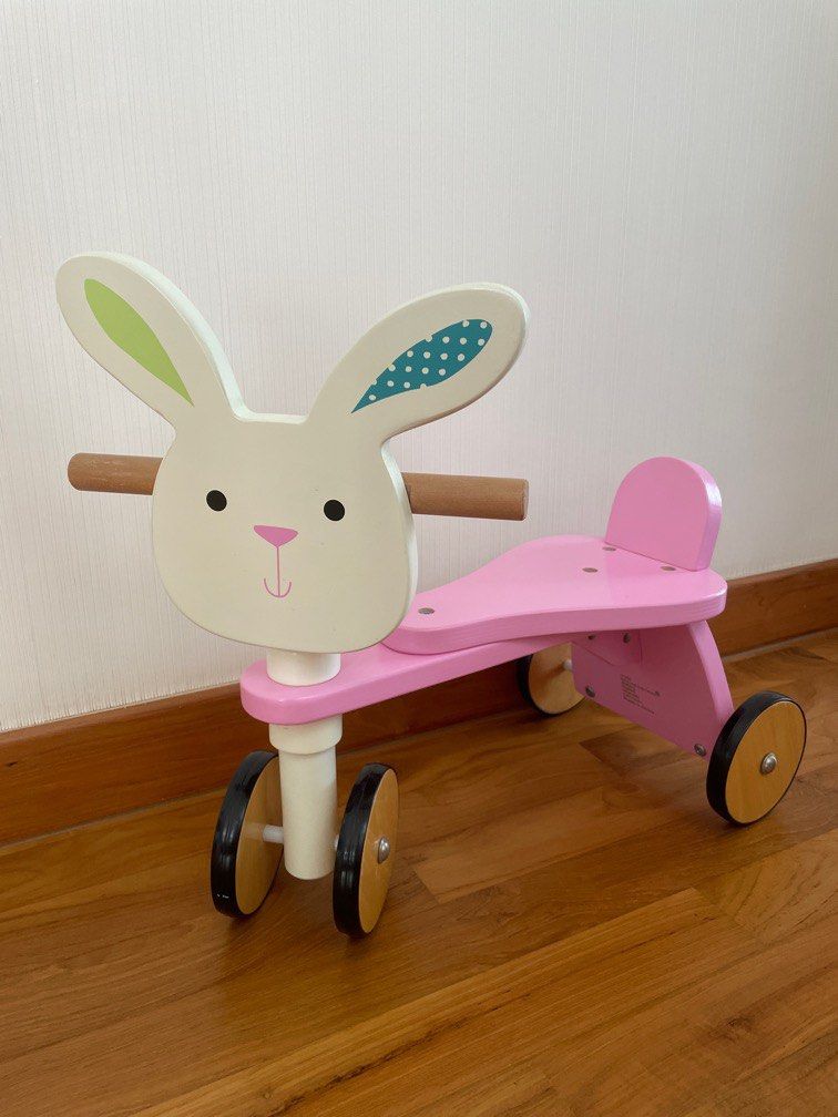 ELC wooden bunny trike Babies Kids Infant Playtime on Carousell