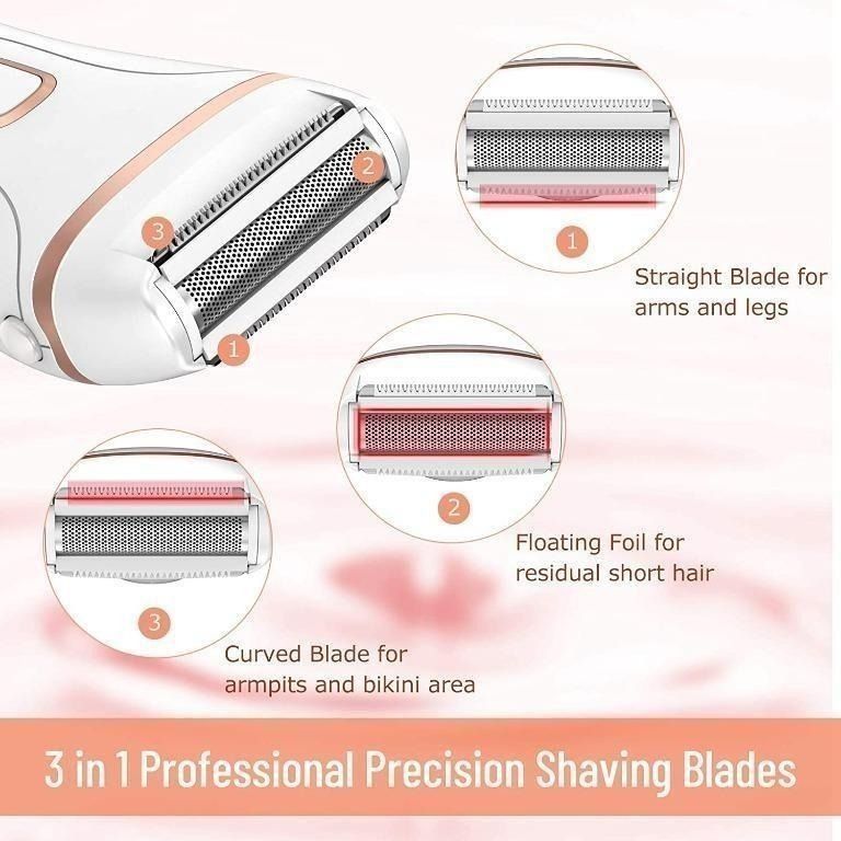 Electric Lady Shaver, Painless Ladies Shaver Electric Razor, Wet and ...
