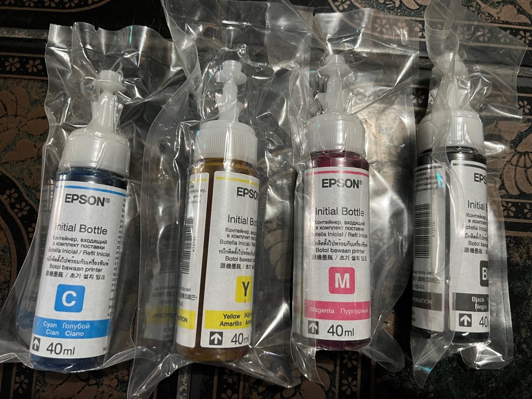 Epson L120 Original Ink (4 Colors Set), Computers & Tech, Printers ...