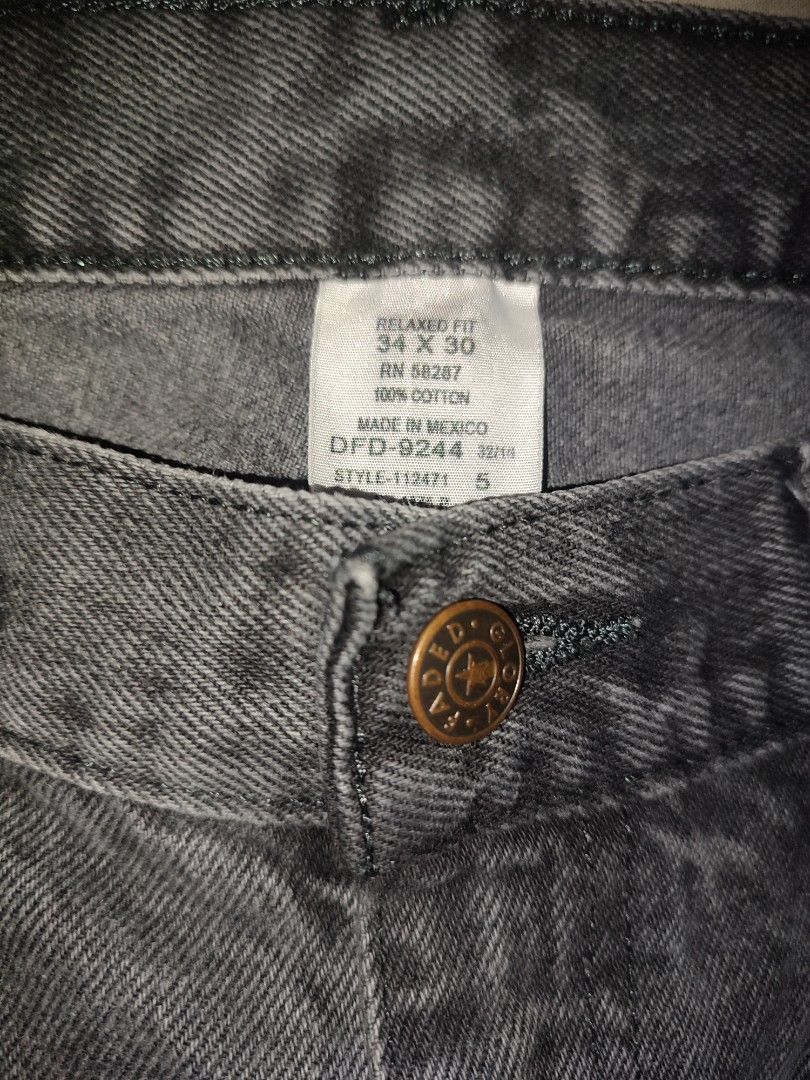 Faded glory washed jeans (Category: Jeans) located in Davao. Submitted by if33likenigo (Listing ID 1228616132, Image 3). Description: 34 30 relaxed fit levis 501 vibes washed black.
