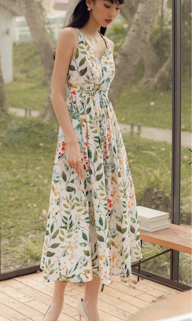 Cass stripe clearance maxi dress