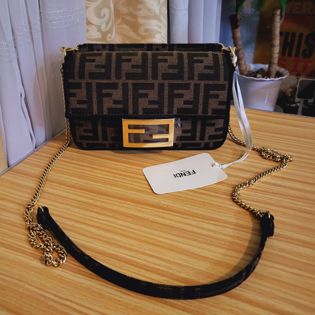 Fendi mini Baguette, Luxury, Bags & Wallets on Carousell