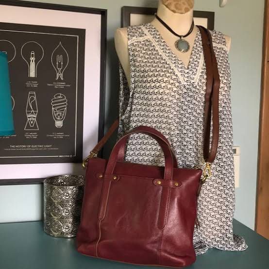 Fossil felicity satchel fig