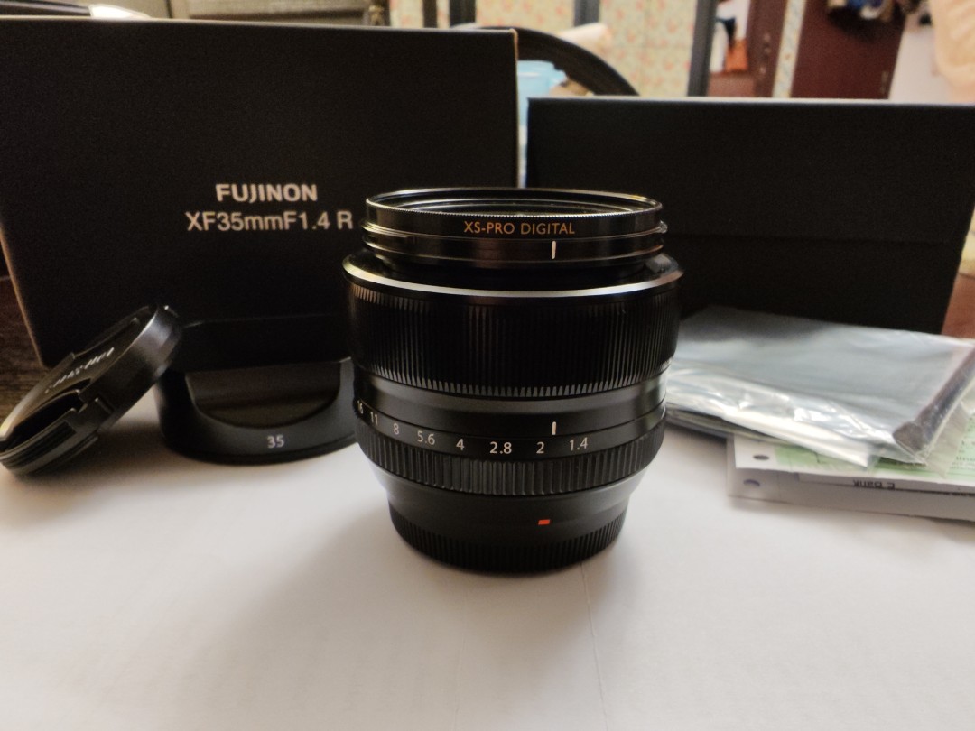 Fujifilm XF 35mm F1.4 R, 攝影器材, 鏡頭及裝備- Carousell