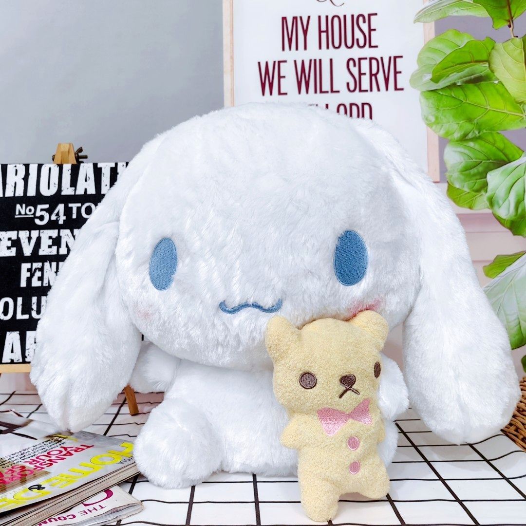 Furyu sanrio cinnamoroll with teddy bear plush hobbies toys toys