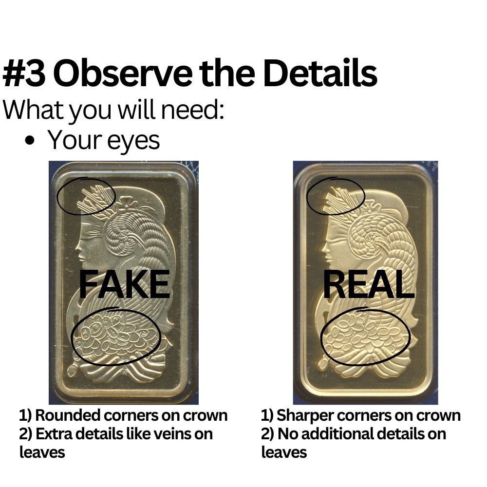 5+ Ways to Spot a FAKE vs REAL Gold Bar (PAMP Edition) 