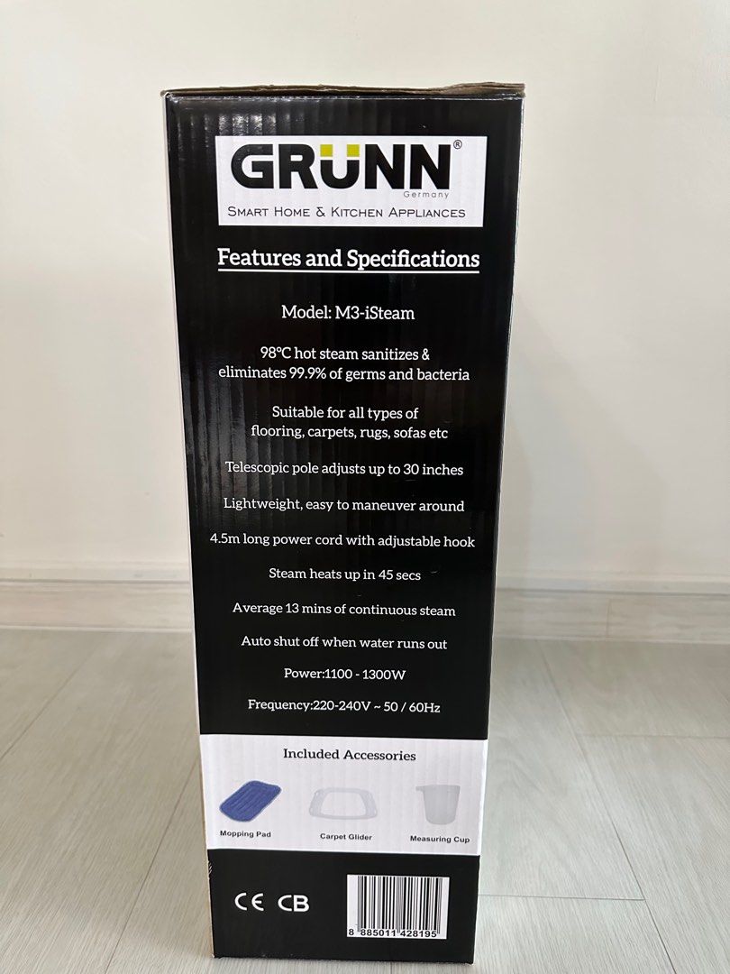 GRUNN Steam Cleaning Mop, TV & Home Appliances, Vacuum Cleaner