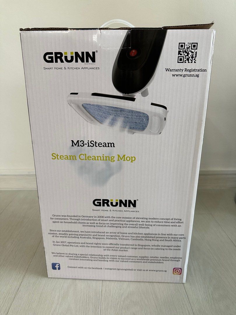 GRUNN Steam Cleaning Mop, TV & Home Appliances, Vacuum Cleaner