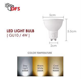 GU10 4W LED BULB LIGHTS
