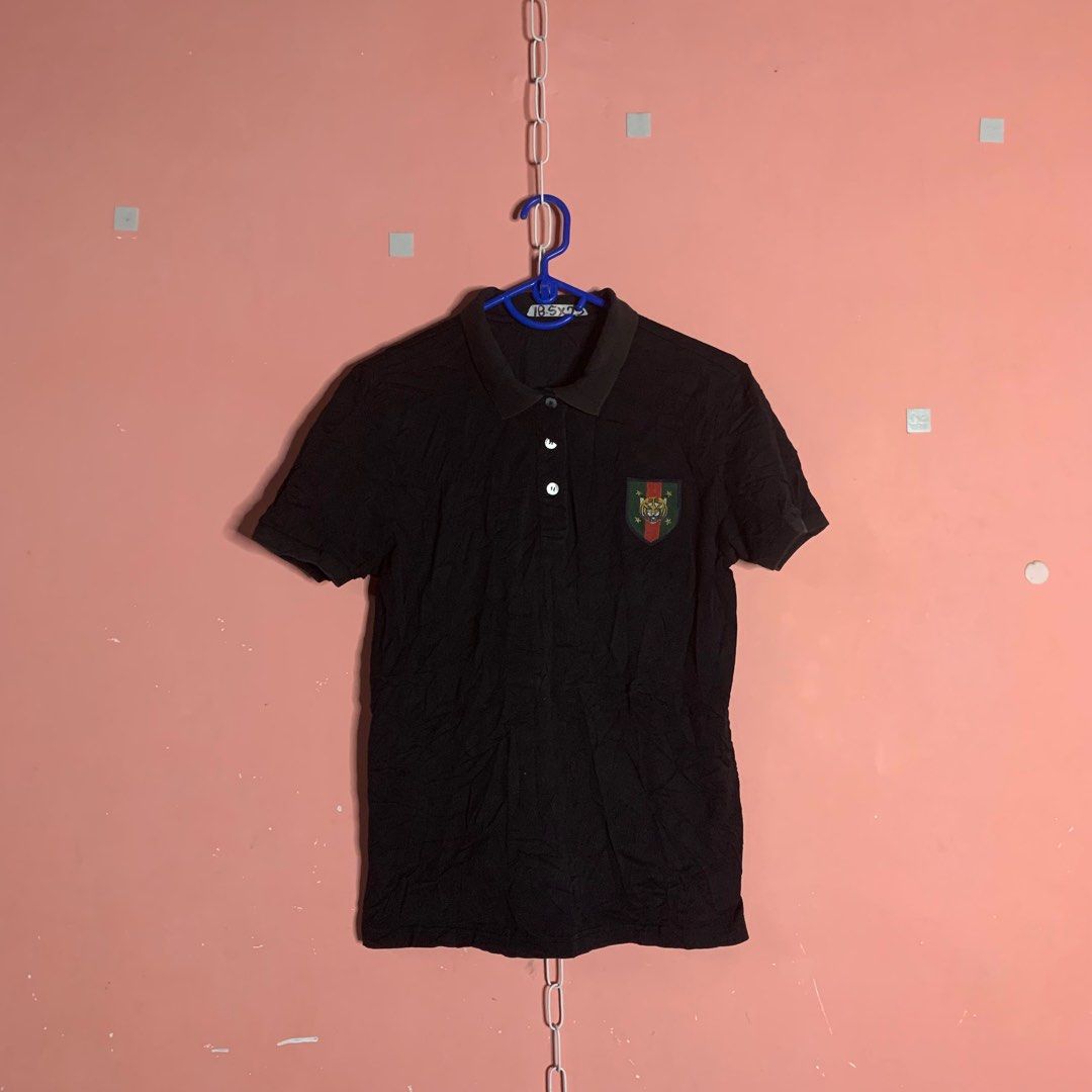 Gucci tiger polo shirt Men s Fashion Tops Sets Tshirts Polo