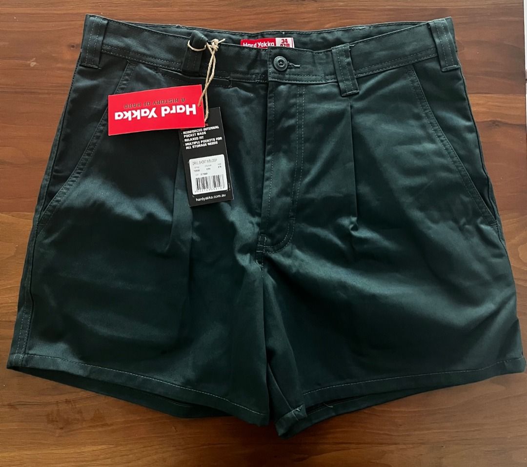 Hard Yakka Drill Shorts Men s Fashion Bottoms Shorts on Carousell