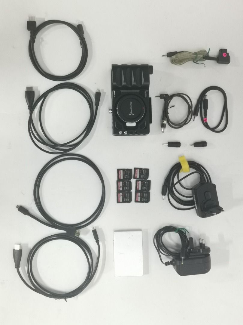 HDMI and power cables for Blackmagic Pocket Cinema camera (BMPCC