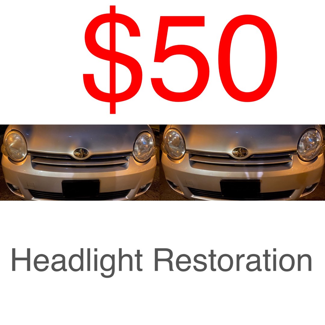 Headlight Restoration, Car Accessories, Electronics & Lights on Carousell