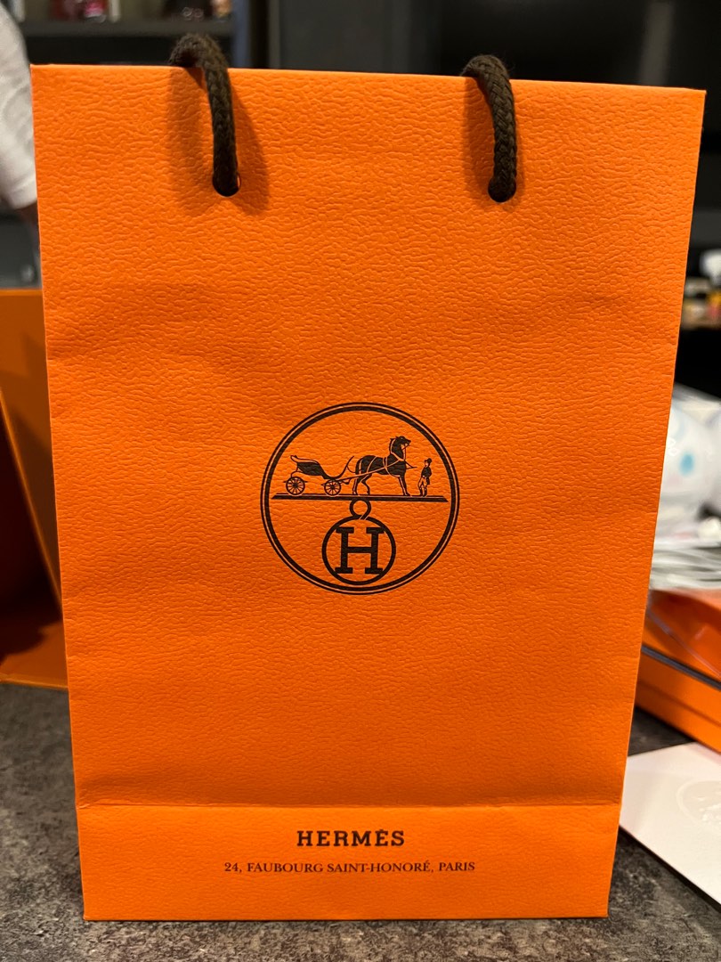 Hermes Paper Bag, Luxury, Accessories on Carousell