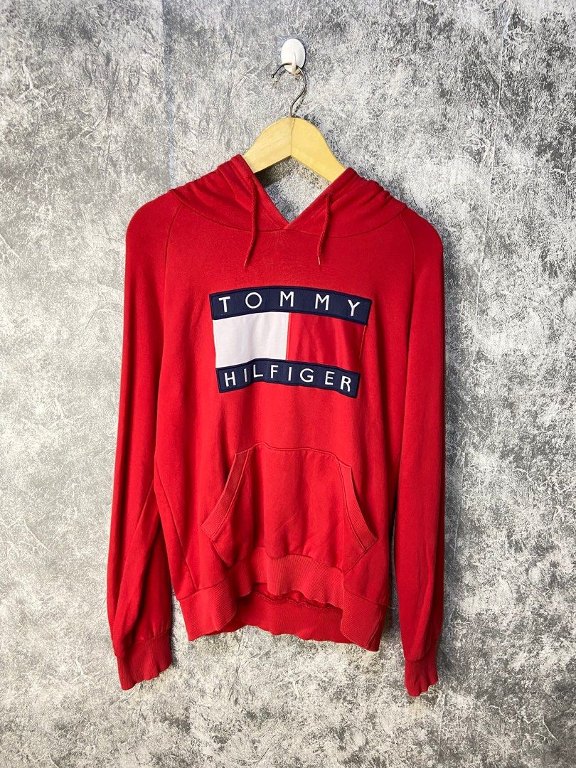 Hoodie tommy hilfiger big logo bordir
