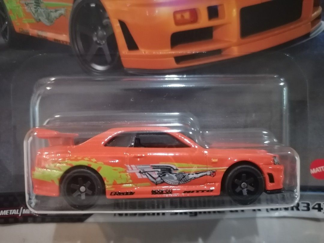 Hot Wheels Nissan Skyline GT R, Fast & Furious 5/5 [Orange]