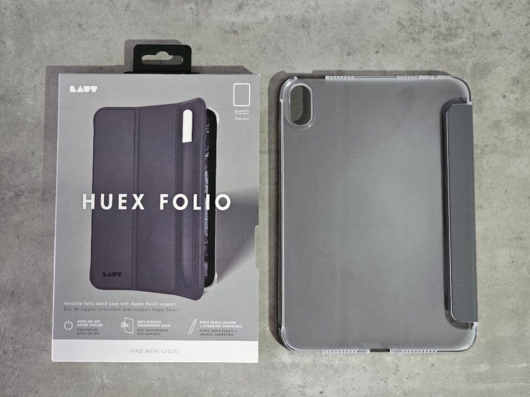 HUEX FOLIO case with Pencil Holder for iPad mini 6 (2021)