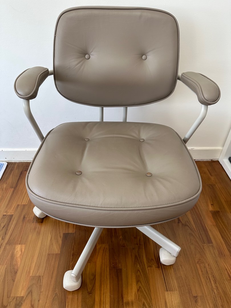 IKEA ALEFJ LL Office chair Grann beige Furniture Home Living