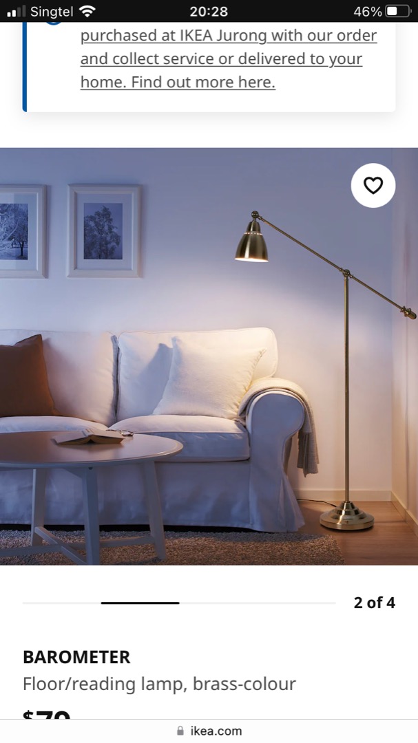Barometer floor lamp ikea cheap