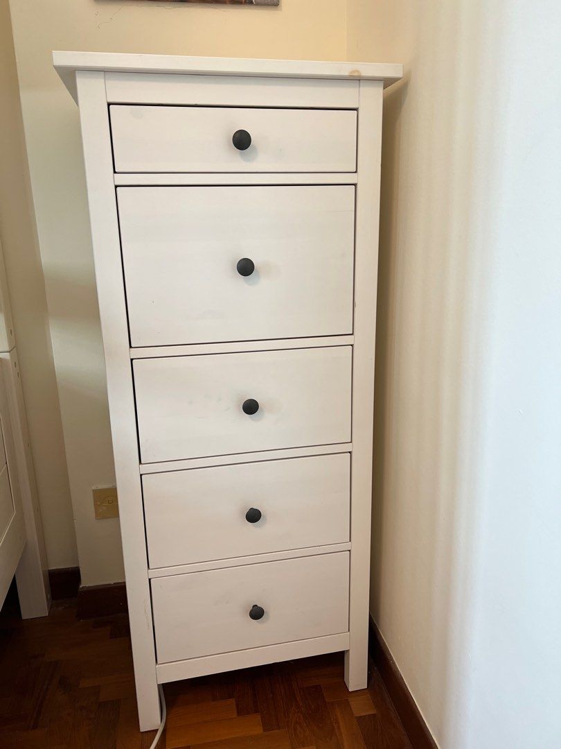 IKEA Hemnes 5 drawers, Furniture & Home Living, Furniture, Shelves