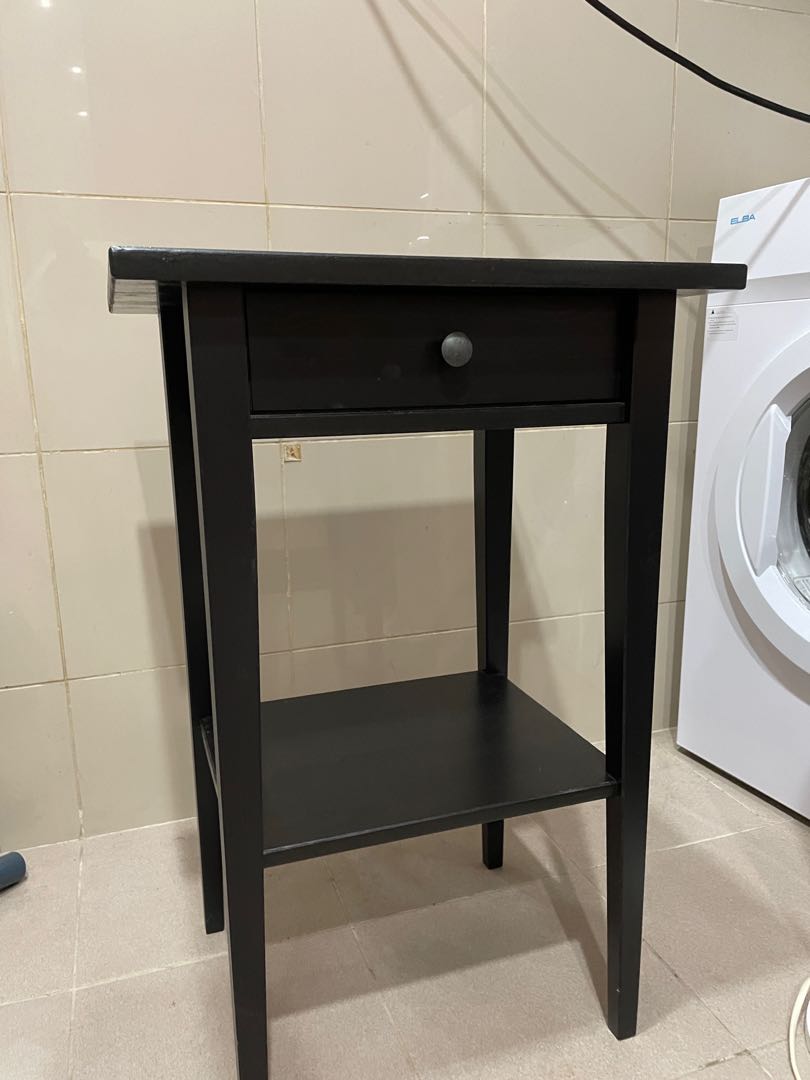 IKEA Hemnes Bedside Table, Furniture & Home Living, Furniture, Tables