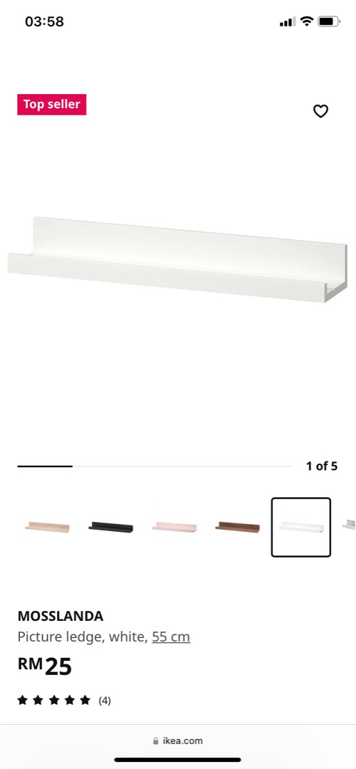 Ikea mosslanda, Furniture & Home Living, Home Decor, Wall Decor on ...