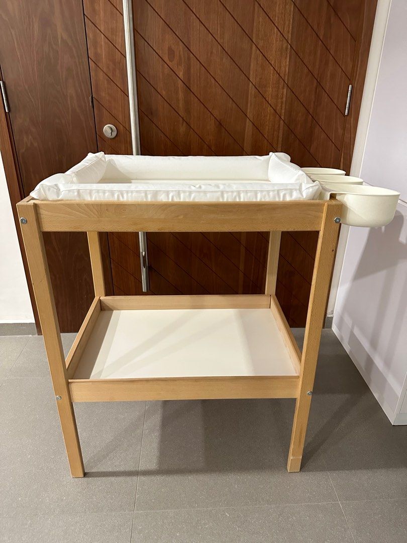 IKEA Sniglar Changing Table with baskets, Babies & Kids, Baby Nursery