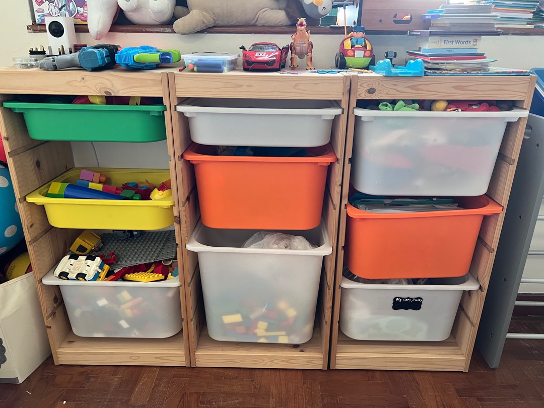 IKEA Trofast Toy Storage with Boxes, Furniture & Home Living, Furniture