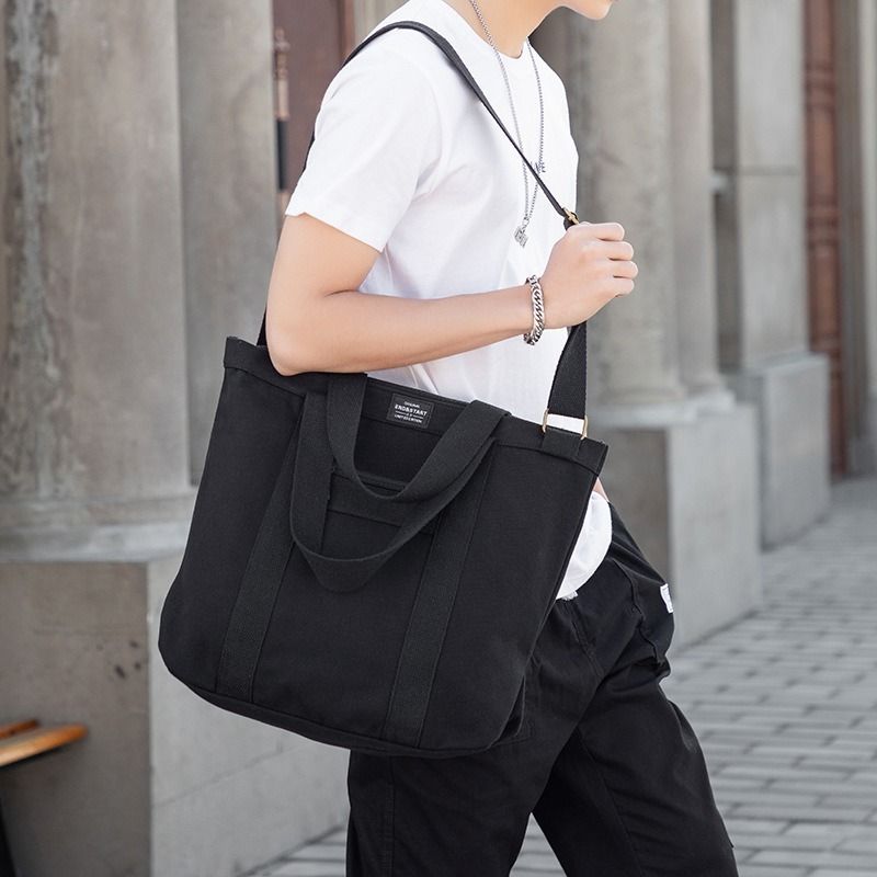 Men's canvas cheap sling bag