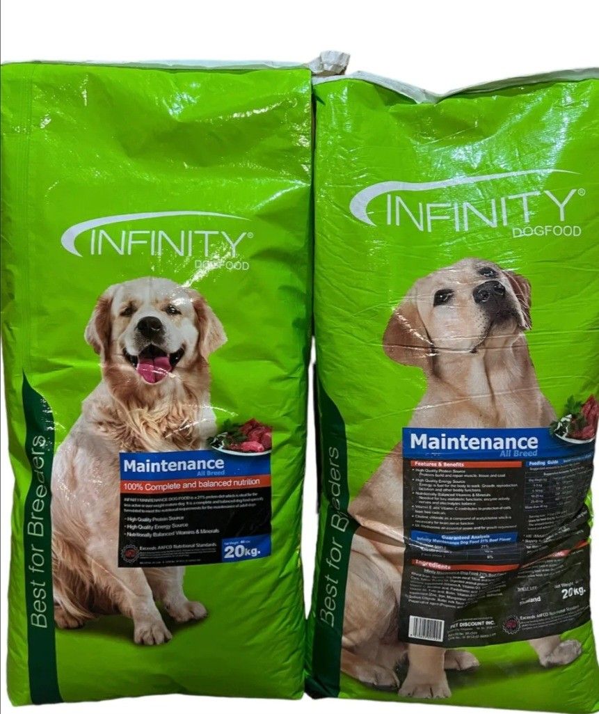 Infinity adult dog food Pet Supplies Pet Food on Carousell