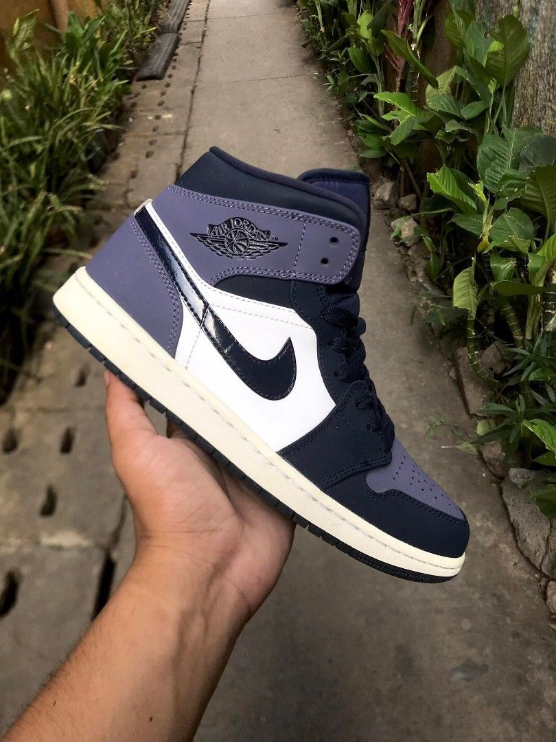 J1 MID OBSIDIAN SANDED PURPLE