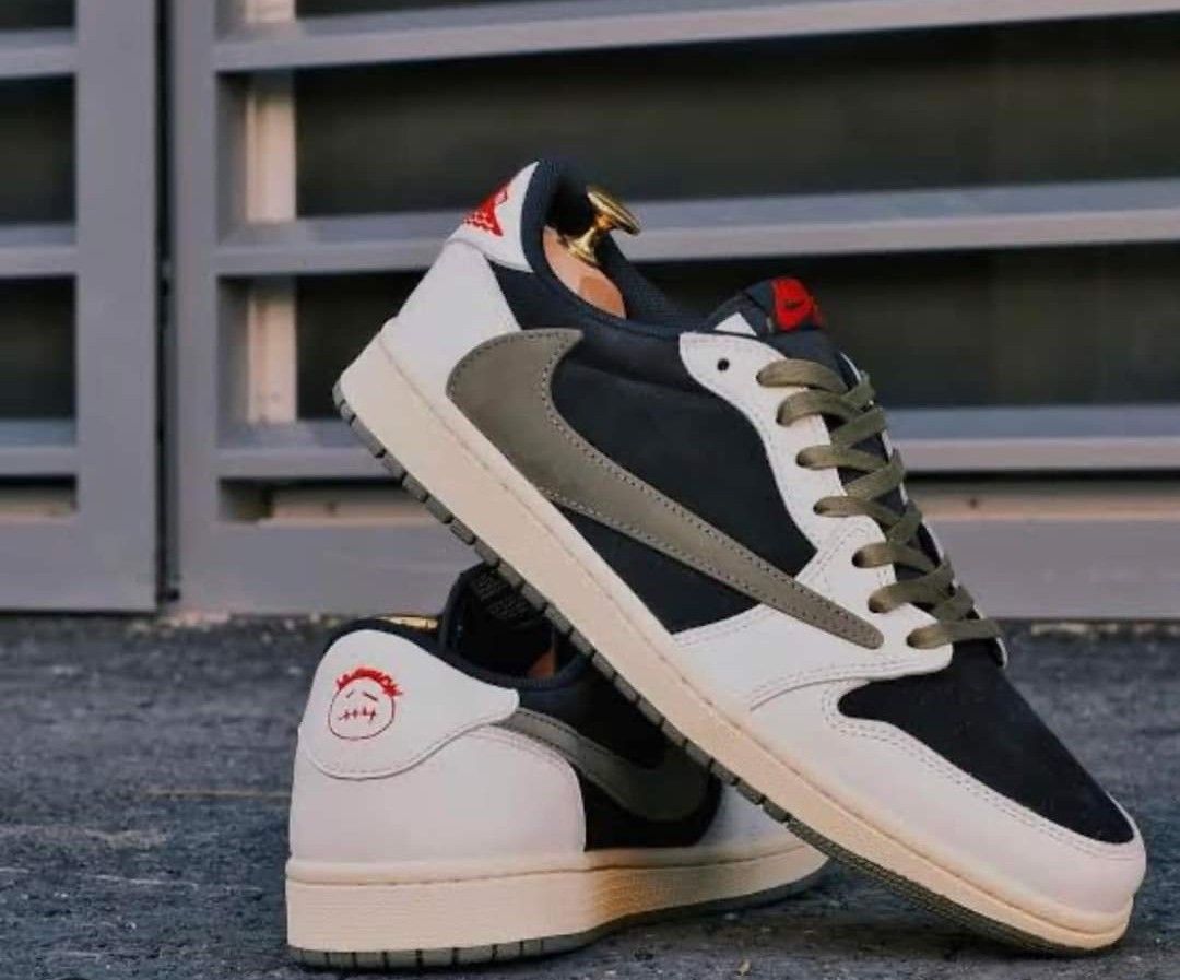 Jordan 1 Low x Travis Scott Medium Olive Men s Fashion Footwear