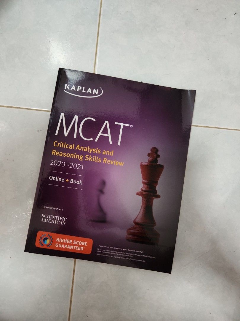 Kaplan MCAT 7Book Review 20202021 + MCAT CARS Review, Hobbies & Toys